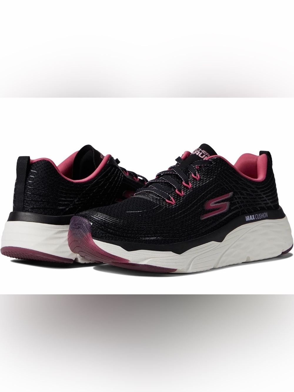 WMN Skechers Go Run Max Cushioning Elite 2.0 Mauve Womens Athletic Sneaker (11)
